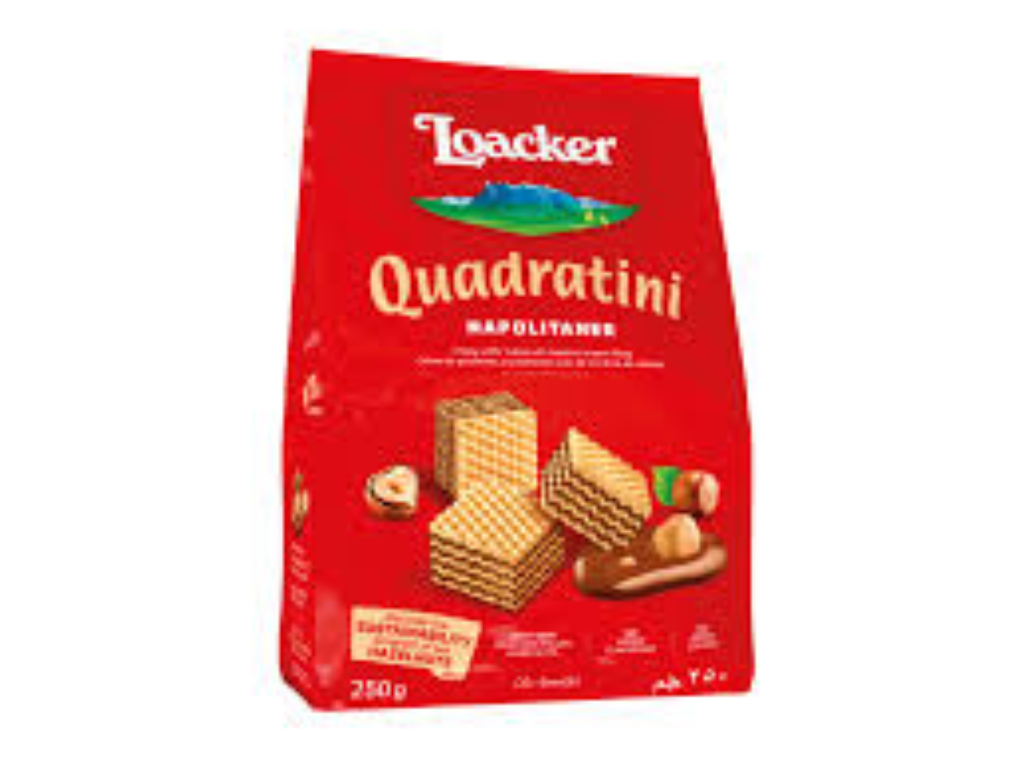 LOACKER QUADRATINI NAPOLITANER 250G